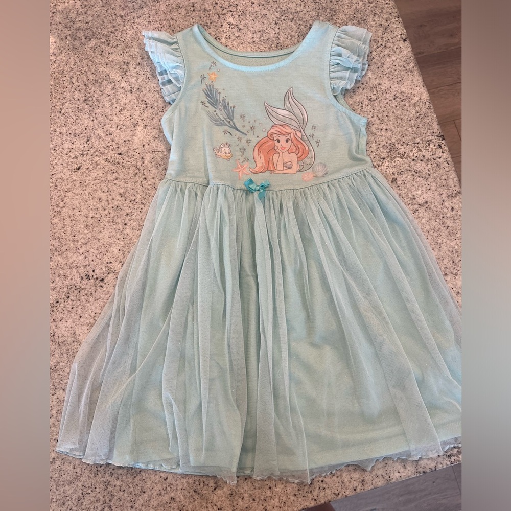 Disney Little Mermaid Dress Nightgown Size 5/6